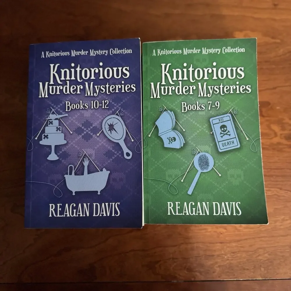 Knitorious Murder‎ Mysteries; Reagan Davis; 2020; Lot Of 4 Books 1-12